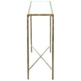 thumbnail image 5 of SAFAVIEH Couture Jessa Glam Metal Console Table, Brass, 5 of 9