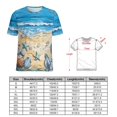 thumbnail image 2 of Beach Seashell Starfish T Shirts Basic T-Shirt Short Sleeve Ladies Tee Shirt Summer Graphic Clothing, 2 of 6