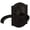 Aged Bronze, variant on Schlage F51A-WIT-CAM-622 Custom Whitney Single Cylinder Keyed Entry Door Lever Set -Matte Black