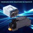 thumbnail image 3 of Stable and efficient Power Relay, Black Electrical Relays, Electrical 18000 times/hour for automatic control Home Motor  For electromechanical control, 3 of 7