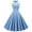 Light Blue, variant on YYDGH Women's 50s 60s Vintage Dress Halter Polka Dot Cocktail Corset Dress Prom Tea Party Wedding A Line Swing Dress for Women White M