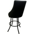 thumbnail image 2 of Melisima Extra Tall 34" Metal Bar Stool - Black Vinyl - Black, 2 of 2