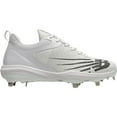 thumbnail image 2 of New Balance Men's Fuel Cell 4040V6 Low Metal Baseball Cleats White/Black 2E 9, 2 of 6