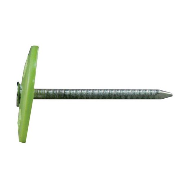 Pro-Fit Plastic 12 gal 1.5 in. Roofing Nail Annular Ring Shank