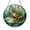 Acrylic 3.5 Inch, variant on Stained Glass Frog on Lily Pad Sun Catcher, Round Window Hanging, Nature Lover Gift Idea