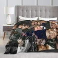 thumbnail image 6 of Johnny Depp Blanket Anti-Pilling Throw Blanket Plush Blanket Light Weight & Super Soft, Warm & Comfy Flannel Fleece Blanket for Couch, Bed, Sofa, 60x80, 6 of 6