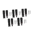 thumbnail image 2 of Solar Panel Cable Connector,5 Set Solar Panel Solar Male Female Connector PV Cable Connector Striking Appearance, 2 of 8