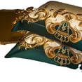 thumbnail image 3 of Villa de Lujo Juego de Cama de Cuatro Piezas de Estilo Europeo Elegante Satén de Alta Gama, 3 of 7
