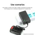 thumbnail image 3 of NATEFEMIN Lithium Ion Tool Battery Charger US Plug 21V for Cordless Drills Saws Leaf Blowers Short Circuit Protection Easy to Store Compact, 3 of 10
