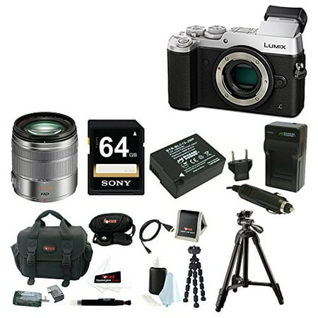 Panasonic LUMIX DMC-GX8 Mirrorless Digital Camera (Silver) w/ 14-140mm f/3.5-5.6 Lens + Accessory Kit