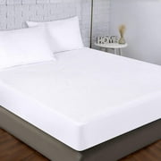 Comficlouds Waterproof Mattress Protector Queen Size Premium 100% Waterproof Mattress Cover, Washable, Noiseless & Breathable