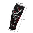 thumbnail image 3 of 3D Printed Calf Compression Sleeves, 360 Seamless Leg Sleeves for Running, Cycling & Sports, One Size, Skull Pirate Print, 3 of 6