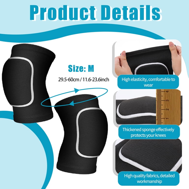 Padded Volleyball Knee Pads Pair With EVA Sponge photo 3