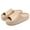 Beige, variant on Cloud Slides for Women Men, Unisex House Slide Sandals Indoor Outdoor, Black Womens Walking Sandals Size 14