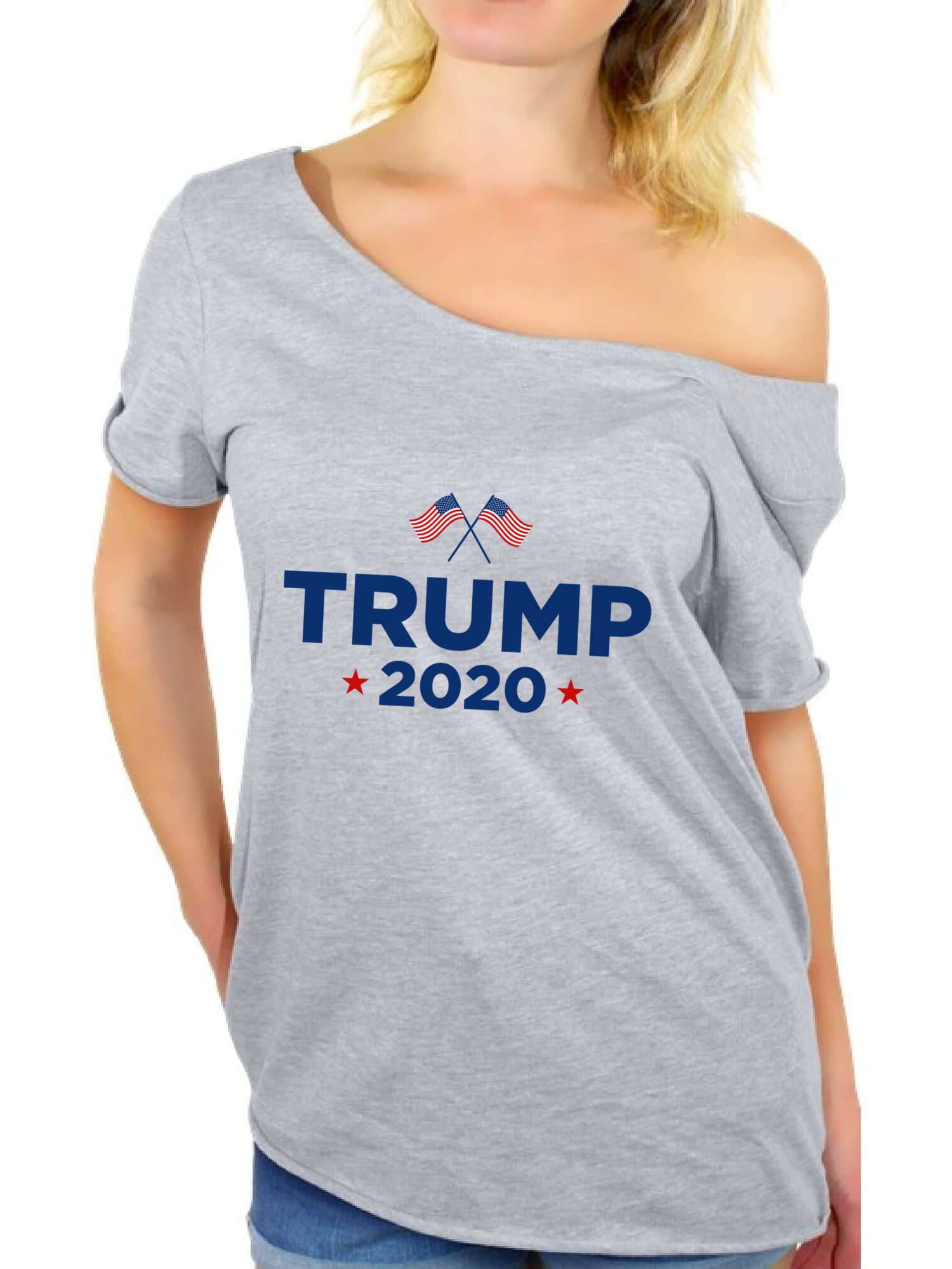 Trump 2020 Black Perfomance Plus Size Mens Original Loose T Shirts