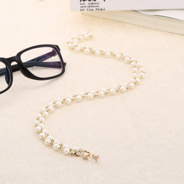 Imitation Pearls Bead Eyeglass Chain Glasses Strap Cords Sunglass