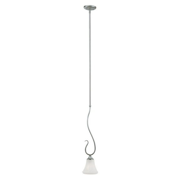 Elk Home 6-Inch Wide Elipse Mini Pendant, Traditional, Brushed Nickel