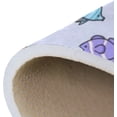 thumbnail image 6 of SKYSONIC Area Rug Pad Mermaid with Dolphin and Seashell Nursery Rugs Floor Mat for Kids Playing Room Living Room Bedroom, 80 x 58 inch, 6 of 6