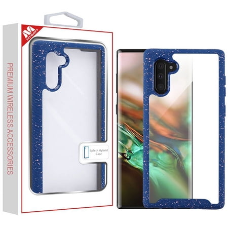 MyBat Paint Splatter Hybrid Case for Samsung Note 10 (6.3") - Blue Pink