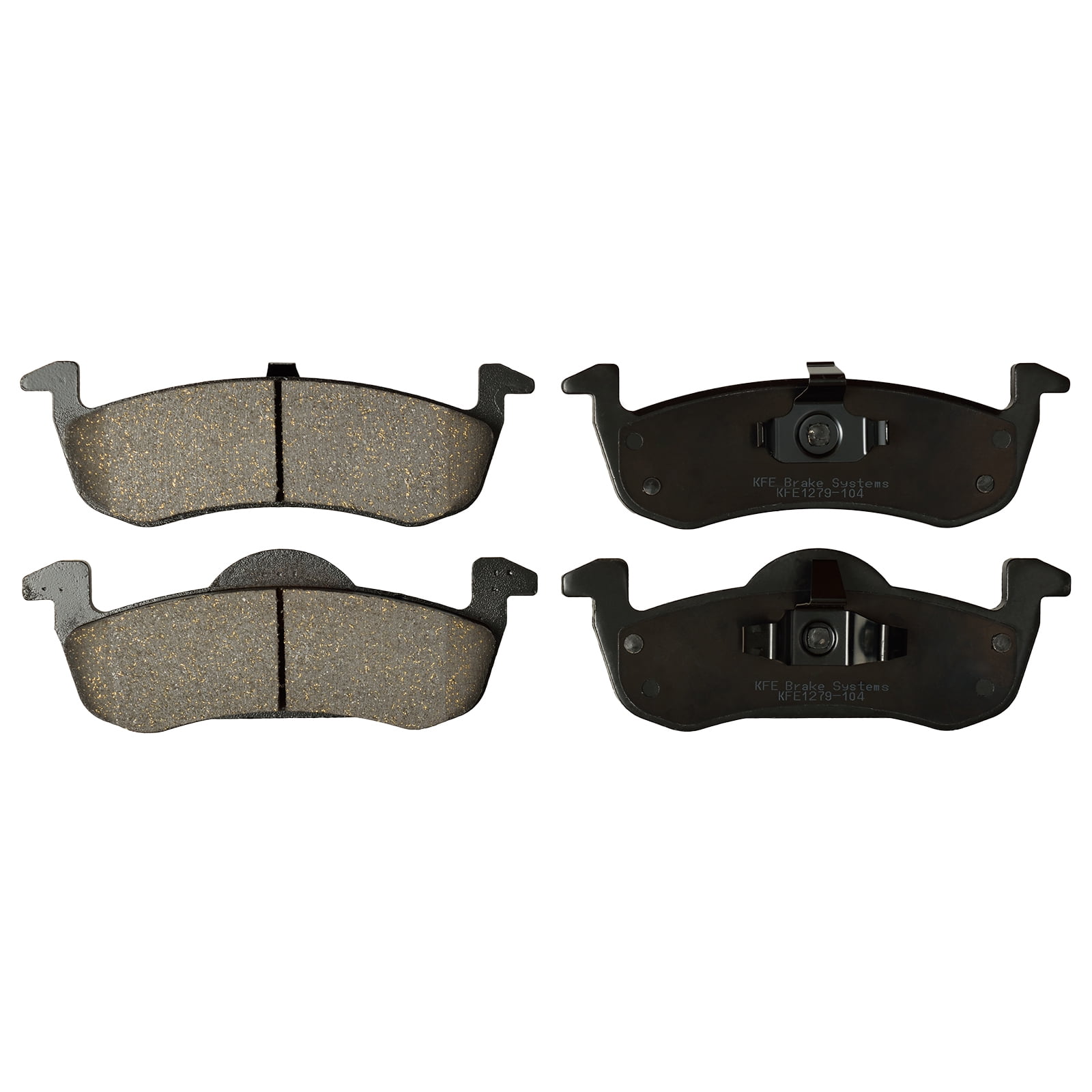 Premium Ceramic Disc Brake Pad REAR Set KFE QuietAdvanced Fits Ford