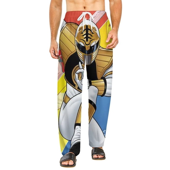 Power Rangers Pajamas Pants 3D Printing Wide Leg PJ Pant Loungewear Casual Comfy Sleepwear Lounge Pants for Men WomenS