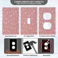 thumbnail image 3 of Light Switch Cover Switch Plate Outlet Cover Plug Cover for Electrical Toggle Switch Valentine's Day Symbol Pattern, 3 of 6