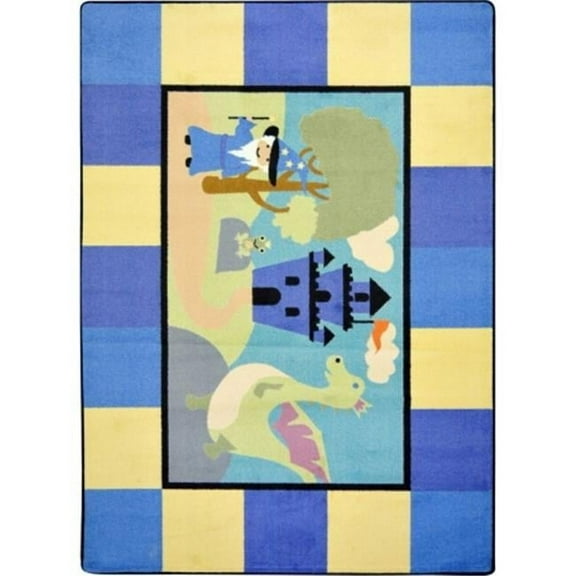 Kid Essentials Lil Wizard Active Play & Juvenile Rectangle Rugs  Multi Color - 7 ft. 8 in. x 10 ft. 9 in.