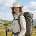 thumbnail image 6 of OZERO UPF 50+ Sun Hats for Women Men - Wide Brim Summer Mesh Hat UV Protection Packable Boonie Bucket Fishing Camping Safari Beach Hats for Ladies Hiking, 6 of 7