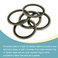 thumbnail image 4 of Uxcell M42 52.5x42x2mm Carbon Steel Nitrile Rubber Bonded Sealing Washers, 10 Pack, 4 of 5