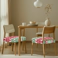 thumbnail image 3 of SEANATIVE Happy Christmas Chair Seat Covers Stretchable Dining Chair Covers 6 Pack Anti-Dust Chair Seat Slipcovers with Elastic Bottom Living Dining Room Hotel Home Kitchen Xmas Decor, 3 of 7