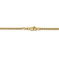 thumbnail image 4 of 14K Yellow Gold necklace Spiga (Wheat) chain Pendant 24 in 2.8 mm, 4 of 5