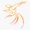 1pcs, variant on Dervish Line Drawing Calligraphy Sticker