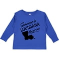 thumbnail image 3 of Inktastic Someone in Louisiana Loves Me Boys or Girls Long Sleeve Toddler T-Shirt, 3 of 5