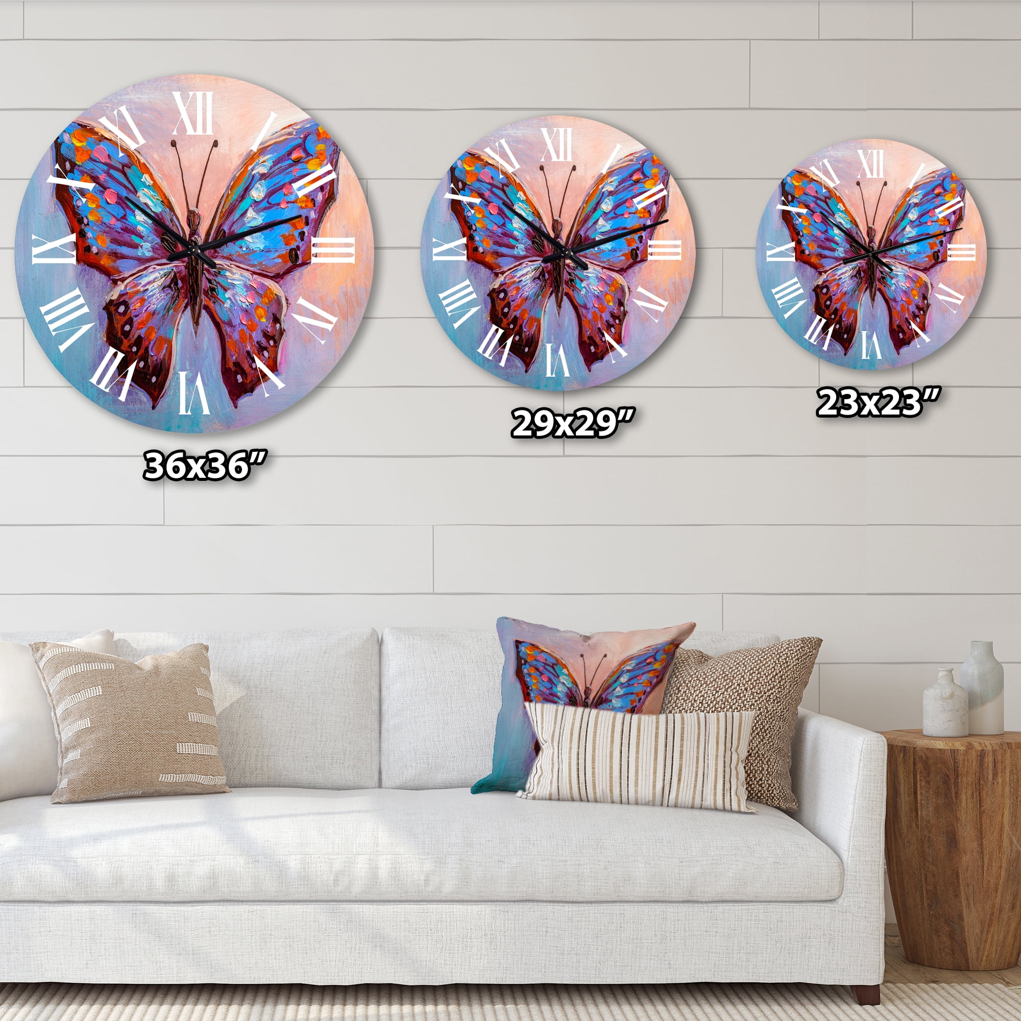 Designart 1 in Quartz Modern/Contemporary Wall Clock