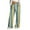 Yellow, variant on SwiftWear Striped Pants for Women Drawstring Elastic High Waisted Wide Leg Pants Loose Comfort Trousers S