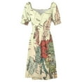 thumbnail image 6 of Europe Map Dress Sexy V Neck Countries World Elegant Dresses Female Aesthetic Design Oversized Casual Dress Birthday Present, 6 of 7