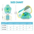 thumbnail image 5 of SwFoer Baby Pool Float with Canopy Baby Float Infant Swimming Pool Float Sun Protection Skin-Friendly, Blue, 5 of 6