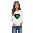 thumbnail image 4 of Blusas y camisas de manga larga con cuello redondo, moda del Día de San Patricio, blusa informal con estampado bonito de manga larga para niños y niñas., 4 of 5