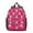 Pink Baseball Caps, variant on Pink Baseball Caps and Balls Pattern Backpack for School, Cute School Bag with Adjustable Shoulder Straps and Padded Back, 13.8"x11.4"x6"