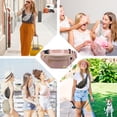 thumbnail image 6 of Entchin Small Fanny Pack for Women Girl Water Resistant Waist Pack Pink Crossbody Bags for Shopping Traveling Cycling, 6 of 7