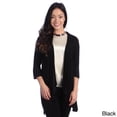 thumbnail image 2 of 24/7 Apparel Women's 3/4-Sleeve Open Shrug, 2 of 5