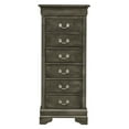 thumbnail image 5 of Glory Furniture Louis Phillipe 7-Drawers Bedroom Lingerie Chest in Gray, 5 of 8