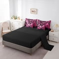 thumbnail image 5 of Castle Fairy Rose Butterfly Twin Bedding Sets,Love Heart Bedding Comforter Set, 5 of 8