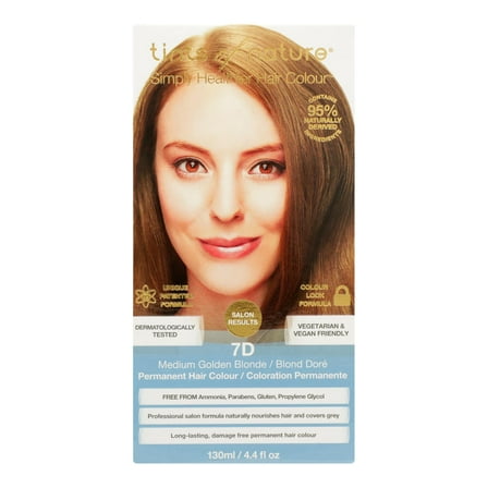 Tints of Nature 218934 4.4 fl oz 7D Natural Medium Golden Blonde Permanent Hair Color