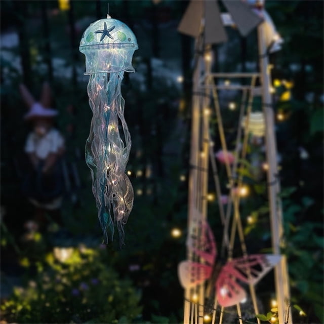 Xihbxyly Luces de Medusas, Kit de Materiales para Crear Una Decoración Única, Centro de Mesa Llamativo para Fiestas, Hermosas Decoraciones Colgantes para Bodas, Eventos con Temática Submarina, Fácil