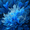 Abstract Blue Flower, variant on UXIEQU Luxury Floral Canvas Wall Art Print 15.75x11.81 Inches