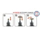 thumbnail image 4 of Discos de lijado Dremel 240 Grit para herramientas rotativas, 72 piezas, 4 of 5