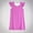 13#Hot Pink, variant on Baby Summer Girl's Cute Solid Round Neck Flying Sleeve Dress Active Dresses Constructed Dress