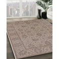 thumbnail image 2 of Ahgly Company Indoor Square Mid-Century Modern Dark Almond Brown Oriental Area Rugs, 5' Square, 2 of 6