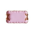 thumbnail image 1 of Ceramic Dessert Tray Jewelry Organizer Decorative Plate Bow Knot Design for Home Decor 7.6x4.5 Inch Storage Tray for Rings Earrings Trinkets Pink White Purple Light Green, 1 of 6